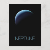 宇宙、銀河系、システ太陽のム、惑星海王星 ポストカード (正面)