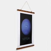 宇宙、銀河系、システ太陽のム、惑星海王星 吊り下げ型タペストリー (傾斜あり)