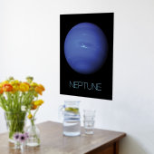宇宙、銀河系、システ太陽のム、惑星海王星 箔ポスター (レイダウン (キッチン))