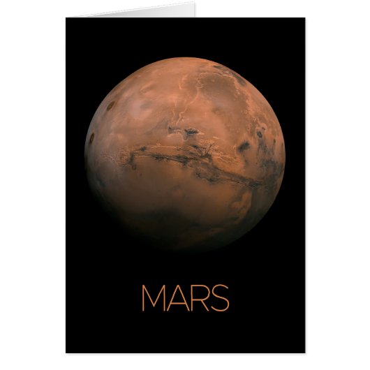 宇宙、銀河系、システ太陽のム、惑星火星 (正面)