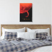 宇宙、銀河系、システ太陽のム、星、太陽 キャンバスプリント (インサイチュ (寝室))