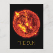 宇宙、銀河系、システ太陽のム、星、太陽 ポストカード (正面)