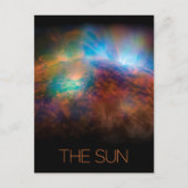 宇宙、銀河系、システ太陽のム、星、太陽 ポストカード (正面)