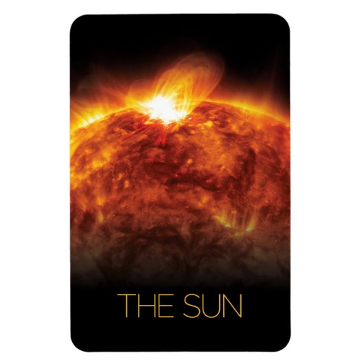 宇宙、銀河系、システ太陽のム、星、太陽 マグネット (縦)