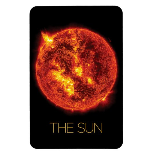 宇宙、銀河系、システ太陽のム、星、太陽 マグネット (縦)