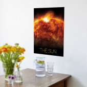 宇宙、銀河系、システ太陽のム、星、太陽 箔ポスター (レイダウン (キッチン))