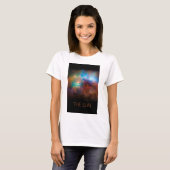 宇宙、銀河系、システ太陽のム、星、太陽 Tシャツ (正面フル)