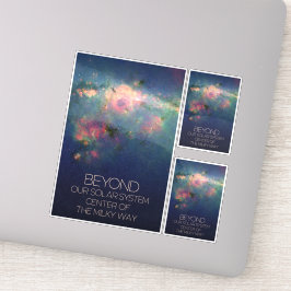 宇宙、銀河系、天の川の中心 シール