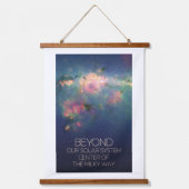 宇宙、銀河系、天の川の中心 吊り下げ型タペストリー (正面)