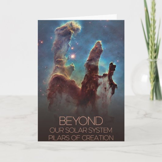 宇宙、銀河系、天の川、創造柱 カード (正面)