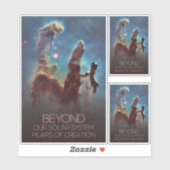 宇宙、銀河系、天の川、創造柱 シール (シート)