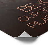 宇宙、銀河系、天の川、創造柱 ポスター (角)