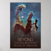 宇宙、銀河系、天の川、創造柱 ポスター (正面)