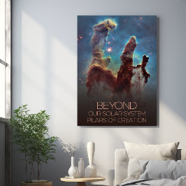 宇宙、銀河系、天の川、創造柱 メタルプリント
