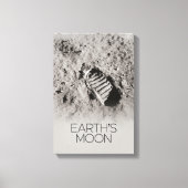 宇宙、銀河系、太陽のシステム、地球の月 キャンバスプリント (正面)