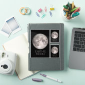 宇宙、銀河系、太陽のシステム、地球の月 シール (iPadカバー)