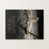 宇宙、銀河系、太陽のシステム、地球の月 ジグソーパズル (横)