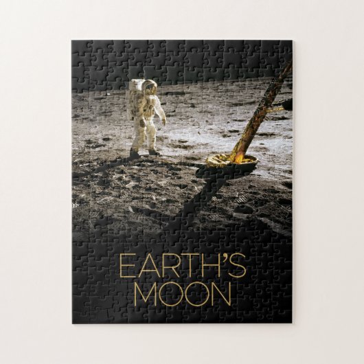 宇宙、銀河系、太陽のシステム、地球の月 ジグソーパズル (縦)