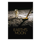 宇宙、銀河系、太陽のシステム、地球の月 フォトプリント            (正面)