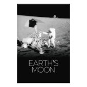 宇宙、銀河系、太陽のシステム、地球の月 フォトプリント            (正面)