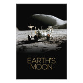 宇宙、銀河系、太陽のシステム、地球の月 フォトプリント            (正面)