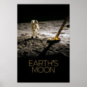 宇宙、銀河系、太陽のシステム、地球の月 ポスター (正面)