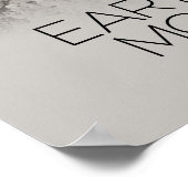 宇宙、銀河系、太陽のシステム、地球の月 ポスター (角)