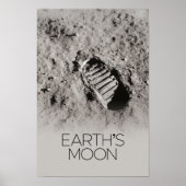 宇宙、銀河系、太陽のシステム、地球の月 ポスター (正面)