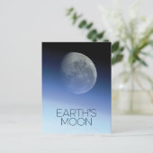 宇宙、銀河系、太陽のシステム、地球の月 ポストカード (スタンド正面)