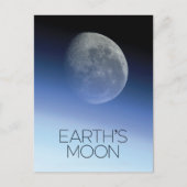宇宙、銀河系、太陽のシステム、地球の月 ポストカード (正面)