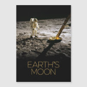 宇宙、銀河系、太陽のシステム、地球の月 マグネット招待状 (正面)