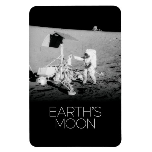 宇宙、銀河系、太陽のシステム、地球の月 マグネット (縦)