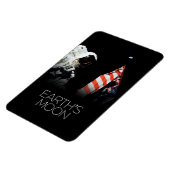 宇宙、銀河系、太陽のシステム、地球の月 マグネット (左側)