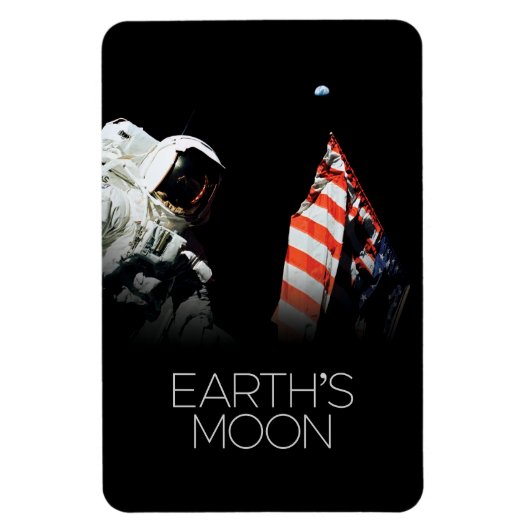 宇宙、銀河系、太陽のシステム、地球の月 マグネット (縦)