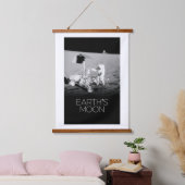 宇宙、銀河系、太陽のシステム、地球の月 吊り下げ型タペストリー (寝室)