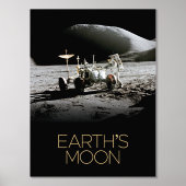 宇宙、銀河系、太陽のシステム、地球の月 箔ポスター (正面)