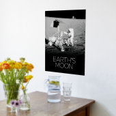 宇宙、銀河系、太陽のシステム、地球の月 箔ポスター (レイダウン (キッチン))