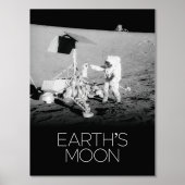 宇宙、銀河系、太陽のシステム、地球の月 箔ポスター (正面)