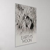 宇宙、銀河系、太陽のシステム、地球の月 箔ポスター (レイダウン)