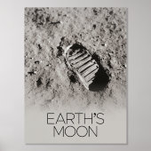 宇宙、銀河系、太陽のシステム、地球の月 箔ポスター (正面)