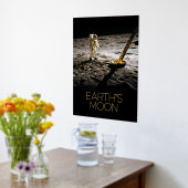 宇宙、銀河系、太陽のシステム、地球の月 箔ポスター (レイダウン (キッチン))