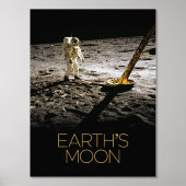 宇宙、銀河系、太陽のシステム、地球の月 箔ポスター (正面)