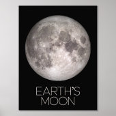 宇宙、銀河系、太陽のシステム、地球の月 箔ポスター (正面)