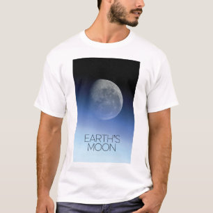 宇宙、銀河系、太陽のシステム、地球の月 Tシャツ