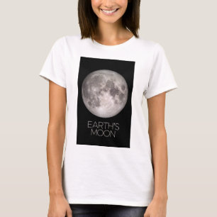 宇宙、銀河系、太陽のシステム、地球の月 Tシャツ
