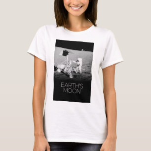 宇宙、銀河系、太陽のシステム、地球の月 Tシャツ
