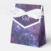 宇宙+銀河+スペース ウェディング フェイバーボックス (正面サイド)