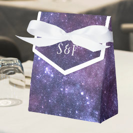 宇宙+銀河+スペース ウェディング フェイバーボックス