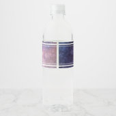 宇宙 銀河 モノグラム ペットボトルラベル (裏面)