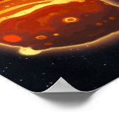 宇宙 銀河 星 科学 情報 ポスター (角)